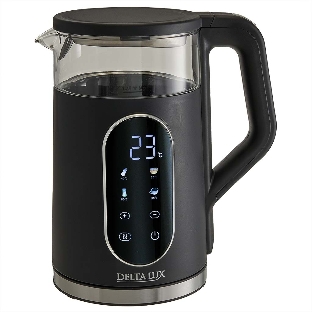 Чайник Delta Lux DE-1025 черный 2,2кВт, 1.7 л, LC
