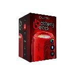 Колонка беспроводная QUMO BatteryBeats BT5.0 5Вт IP64 FM SD USB AUX подсветка 1500мАч красный