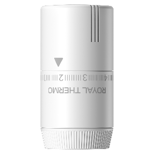 Термоголовка жидкостная Royal Thermo Design М30х1,5 (белый)
