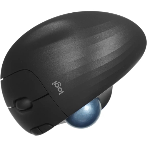 Трекбол Logitech M575S черный оптическая 2000dpi беспров. BT/Radio USB2.0 (910-007035)