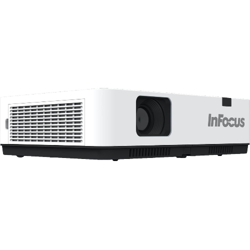 Проектор INFOCUS IN1049 3LCD, 5000 lm, WUXGA, 1.371.65:1, 50000:1, (Full 3D), 16W, 2хHDMI 1.4b, VGA in, CompositeIN, 3,5 мм audio IN, RCAx2 IN, USB-A, VGA out, 3,5 audio OUT, RS232, Mini USB B serv, RJ45, 3,3 кг