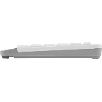 Клавиатура беспроводная A4Tech Fstyler FBK11 USB, Bluetooth/Радиоканал, белый/серый