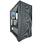 Компьютерный корпус Azza Hive черный без БП ATX 8x120мм 5x140мм 2xUSB 2.0 1xUSB 3.0 audio bott PSU