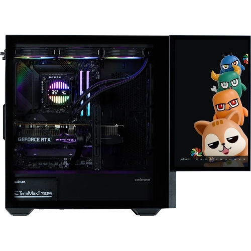 Компьютерный корпус Zalman Z10 DS без БП черный