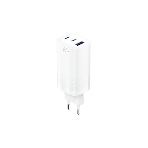 Сетевое зарядное устройство OLMIO 2Type-C/USB, 65W, 6A, QuickCharge3.0, PowerDelivery3.0, GAN