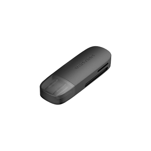Кард-ридер Vention CLGB0/черный/SD,SDHC,SDXC,TF,micro-SD,micro-SDXC,miсro-SDHC/USB 3.0/пластик