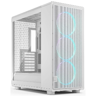 Корпус Fractal Design Epoch XL White TG RGB Clear Tint, Full-Tower, белый, 3 x 140 мм