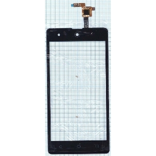 Сенсорное стекло (тачскрин) для Micromax Q349 Canvas Selfie 4, черное