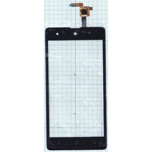 Сенсорное стекло (тачскрин) для Micromax Q349 Canvas Selfie 4, черное
