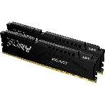Оперативная память Kingston Fury Beast, DDR5, 32GB (2x16GB), 5600MHz, CL36, DIMM, с радиаторами, черный