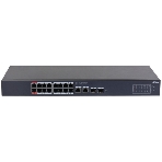 Коммутатор Dahua DH-CS4220-16GT-190, 2×1 Гбит/с + 2×1 Гбит/с Combo, управляемый