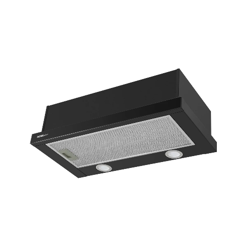Вытяжка телескопическая HOMSair Flat 60 Glass черный, 60 см, 520 куб. м/ч, 45 дБ