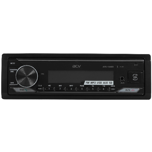 Автомагнитола ACV AVS-928BR, 1 DIN, Bluetooth, USB Type-A, AUX
