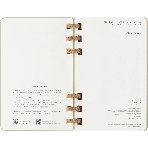 Еженедельник Moleskine ACADEMIC SPIRAL DHSPK5212AMWH3 Large 150х210 мм 200 стр. кремовые страницы спираль киви
