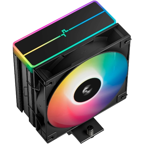 Кулер для процессора DEEPCOOL AG400 BK ARGb V2 черный 120мм алюминий+медь 2100rpm 31.6db 4-pin 220W 154мм