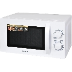 Микроволновая печь Hyundai HYM-M2059 белый, 20 л, 700 Вт, переключатели - поворотный механизм