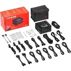 Блок питания ADATA XPG CYBERCORE II 1300W RTL (CYBERCOREII1300P-BKCEU), 1300Вт, 80 PLUS Platinum, 120мм, модульный, черный