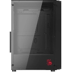 Компьютерный корпус Bloody BD-CC114 черный без БП ATX 8x120мм 1xUSB 2.0 1xUSB 3.0 audio bott PSU
