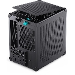 Компьютерный корпус JONSBO C6-ITX Black ITX без БП, боковая панель из закаленного стекла, mini-ITX, черный
