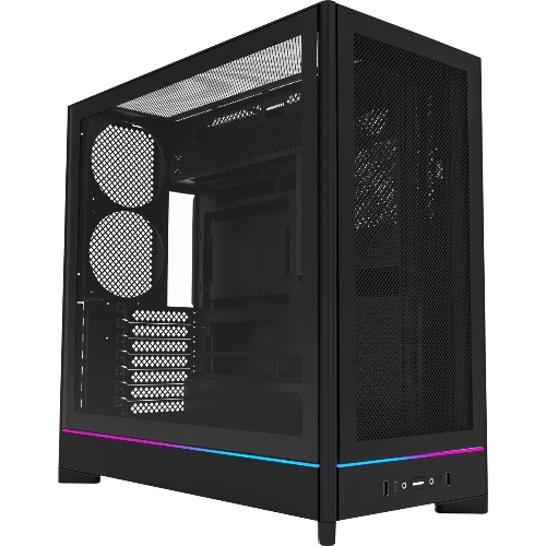 Компьютерный корпус Montech HS01 черный без БП ATX 2xUSB 3.0 1xUSB3.1 audio bott PSU