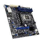 Материнская плата серверная ASUS P13R-M, LGA1700, Intel C262, 4xDDR5 (ECC), 8xSATA, 1xM.2, 1xPCIe 5.0 x16, 1xPCIe 3.0 x8, 1xVGA, 3x1Gb LAN, 3xUSB-A 10Gbps, mATX