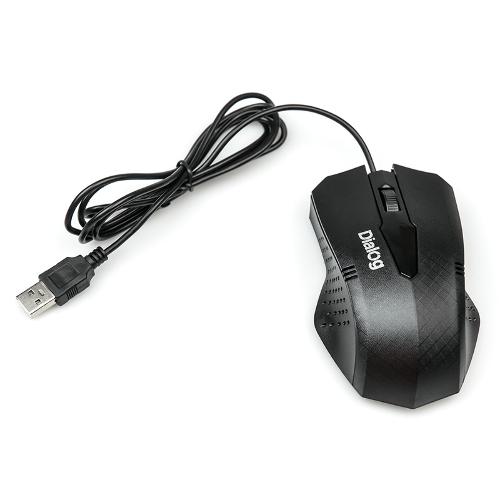 Мышь проводная Dialog Pointer MOP-09U черный, 800 dpi, USB, кнопки - 3