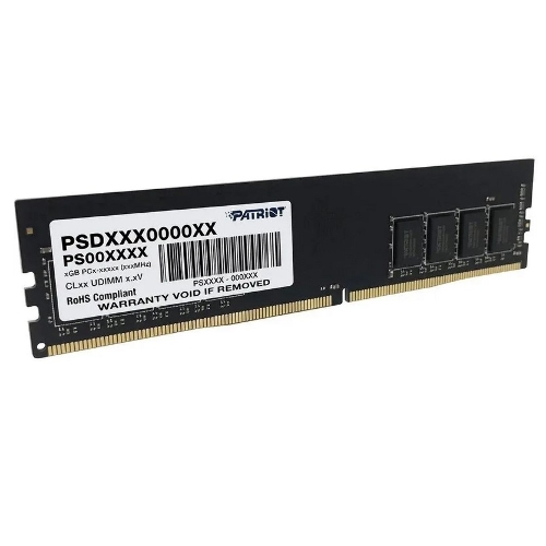 Оперативная память Patriot Signature, DDR4, 8GB (1x8 GB), 3200 MHz, CL22, DIMM