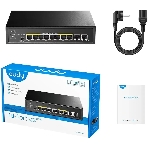 Коммутатор Cudy GS1010PE (L2) 10x1 Гбит/с 8PoE+ 120W неуправляемый