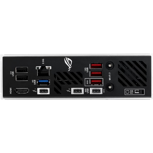 Материнская плата ASUS ROG STRIX Z890-I GAMING WIFI, LGA1851, Intel Z890, 2xDDR5, 2xSATA, 2xM.2, 1xPCI-E 5.0 x16, 1xHDMI, 2xThunderbolt 4, 1x2.5Gb LAN, 9xUSB-A, 1xUSB-C, 5.1, Mini-ITX