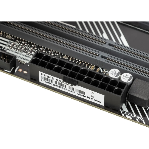 Материнская плата ASUS PRIME A520M-K, AM4, AMD A520, 2xDDR4, 4xSATA, 1xM.2, 1xPCIe 3.0 x16, 1xPCIe x1, 1xHDMI, 1xVGA, 1x 1Gb LAN, 2xUSB-A 2.0, 4xUSB-A 3.2 Gen 1, 3x3.5 мм, 7.1, mATX