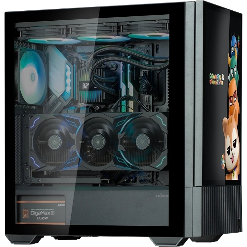 Компьютерный корпус Zalman Z10 DS без БП черный