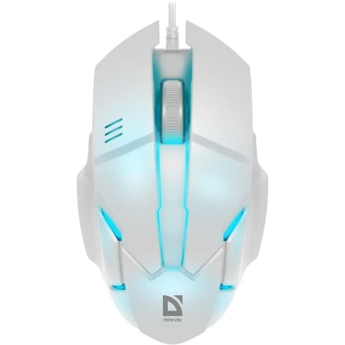 Мышь проводная Defender Host MB-982 белый, 1000 dpi, USB, кнопки - 3