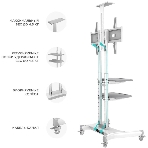 Стойка для телевизора с кронштейном ONKRON TS1552 40