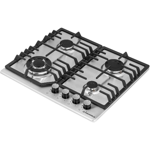 Газовая варочная панель Maunfeld EGHS.64.43CS/G, 4 конфорки, нержавеющая сталь, серебристый