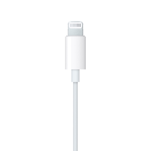 Проводные наушники Apple EarPods A1748 белый, вкладыши, Lightning, микрофон, регулировка громкости