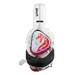 Гарнитура Bloody MR720 Naraka белый, беспроводная + проводная, радиоканал/Bluetooth/mini jack 3.5 мм, до 44 ч, подсветка
