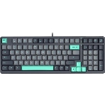 Клавиатура проводная A4Tech Fstyler FS300 механическая черный/серый USB for gamer LED (FS300 PANDA ROCK)