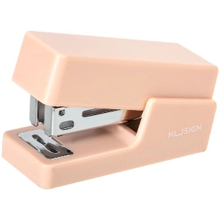 Степлер мини Deli ENS083PINK ENS083 Linfini N10 24/6 (15 листов) розовый 15 скоб, металл/пластик блистер