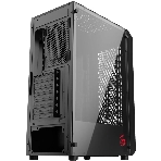 Компьютерный корпус Bloody BD-CC114 черный без БП ATX 8x120мм 1xUSB 2.0 1xUSB 3.0 audio bott PSU