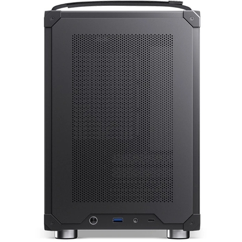 Компьютерный корпус JONSBO C6-ITX Black ITX без БП, боковая панель из закаленного стекла, mini-ITX, черный