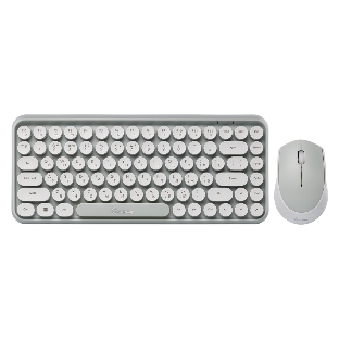 Комплект клавиатура+мышь Smartbuy 626376AG беспроводной, USB, 1000 DPI, белый