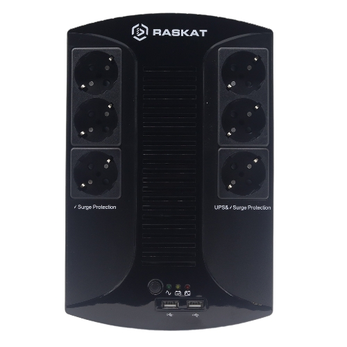 Источник бесперебойного питания (ИБП) Raskat VS-650VA 650VA, 390Вт, 6хCEE 7