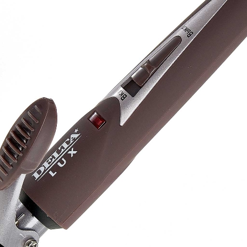 Щипцы для завивки волос DELTA LUX DL-0630 коричневый, 19 мм, 180 °C, 1 режим