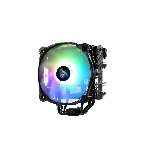 Кулер для процессора Enermax F40 ARGb Edition черный, 140 мм, алюминий/медь, 1200 об/мин, 23 дБ, 4 pin, 200 Вт, 158 мм