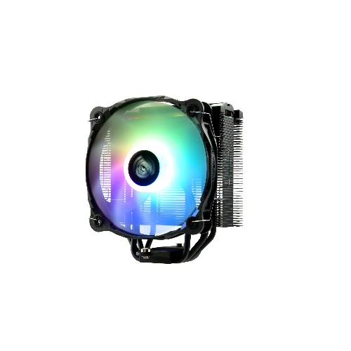 Кулер для процессора Enermax F40 ARGb Edition черный, 140 мм, алюминий/медь, 1200 об/мин, 23 дБ, 4 pin, 200 Вт, 158 мм
