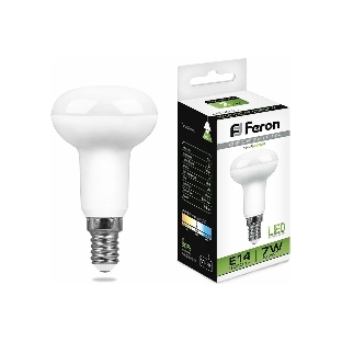 Лампа светодиодная Feron LB-450 7W 230V E14, 4000K
