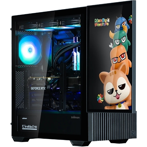 Компьютерный корпус Zalman Z10 DS без БП черный