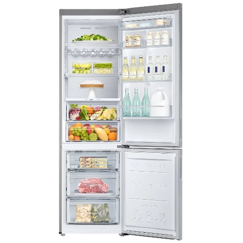 Холодильник Samsung RB37A5411SA графит двухкамерный 269/98л морозилка снизу, No Frost