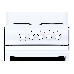 Плита электрическая Flama AE 1409 W белый, конфорок 4 электрических, духовка 50 л, 50 см x 85 см x 60 см