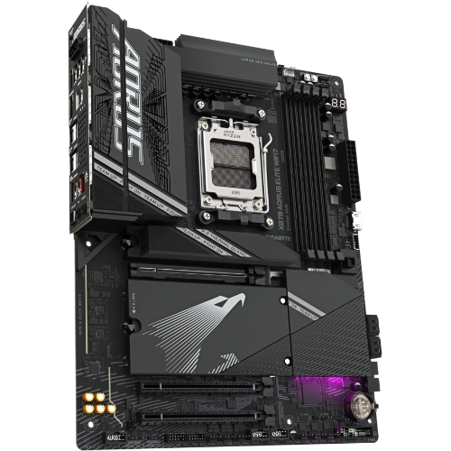 Материнская плата Gigabyte X870 AORUS ELITE WIFI7, AM5, AMD X870, 4xDDR5, 4xSATA, 4xM.2, 1xPCI-E 5.0 x16, 1xPCI-E 4.0 x4, 1xPCI-E 3.0 x2, 1xHDMI, 1x 2.5Gb LAN, 4xUSB-A 3.2 Gen 1, 2xUSB-A 3.2 Gen 2, 4xUSB-A 2.0, 2xUSB-C 4.0, 2x3.5 мм, 7.1, ATX